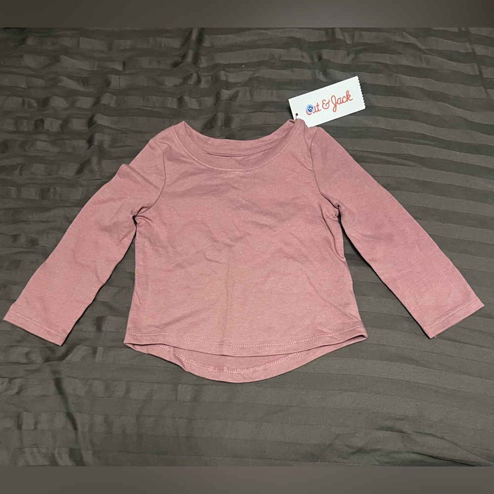 Cat & Jack Kids Pink Long Sleeve Shirt